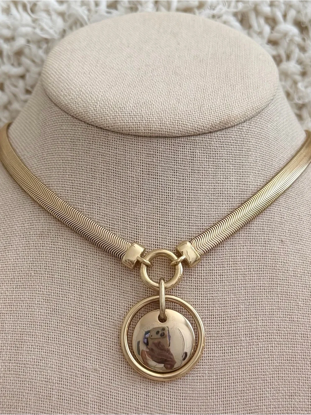 bnwt anne klein gold necklace - Picture 1 of 2